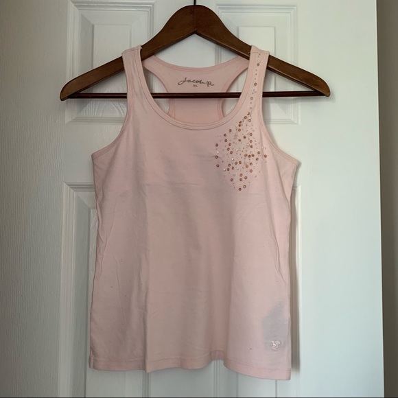 3 for $15 Jacob Jr. Pink Tank Top - Picture 2 of 7